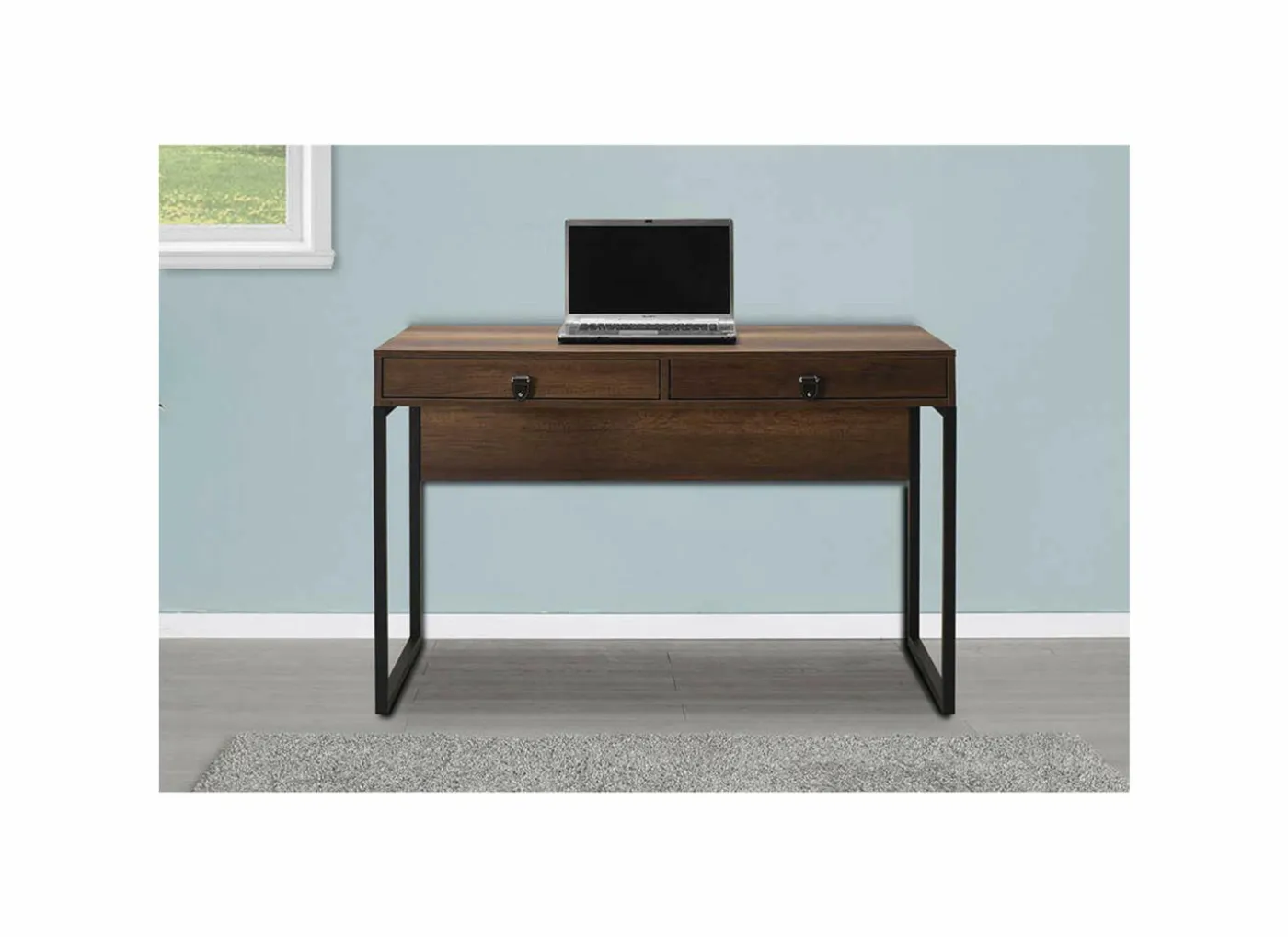 Bureau Santiago 120x60cm - melamine - walnoot