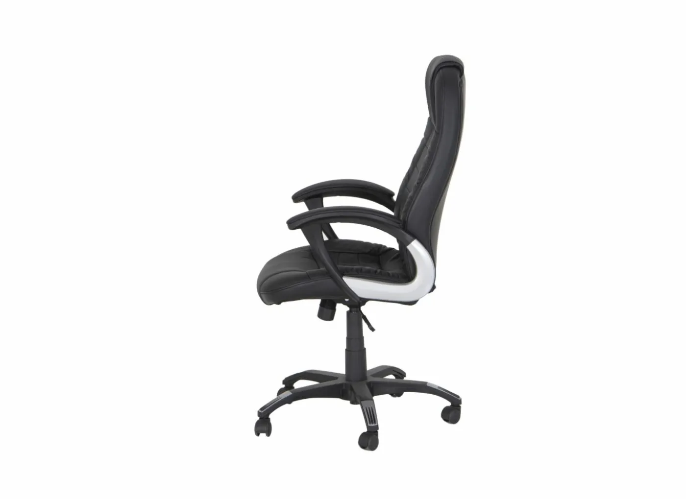 Bureaustoel Gaga 68x68x120cm - lederlook - zwart