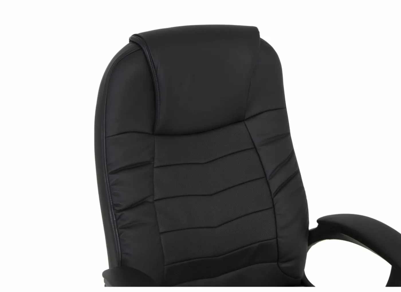 Bureaustoel Gaga 68x68x120cm - lederlook - zwart