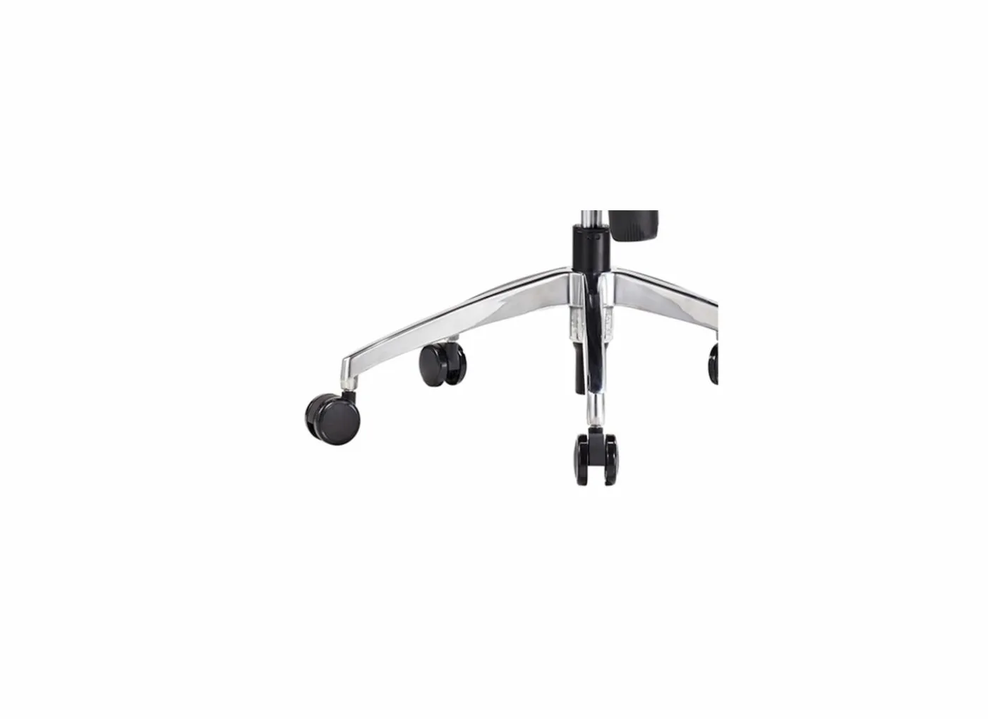 Bureaustoel Geronimo 66x61,5x104,5cm - stof - zwart