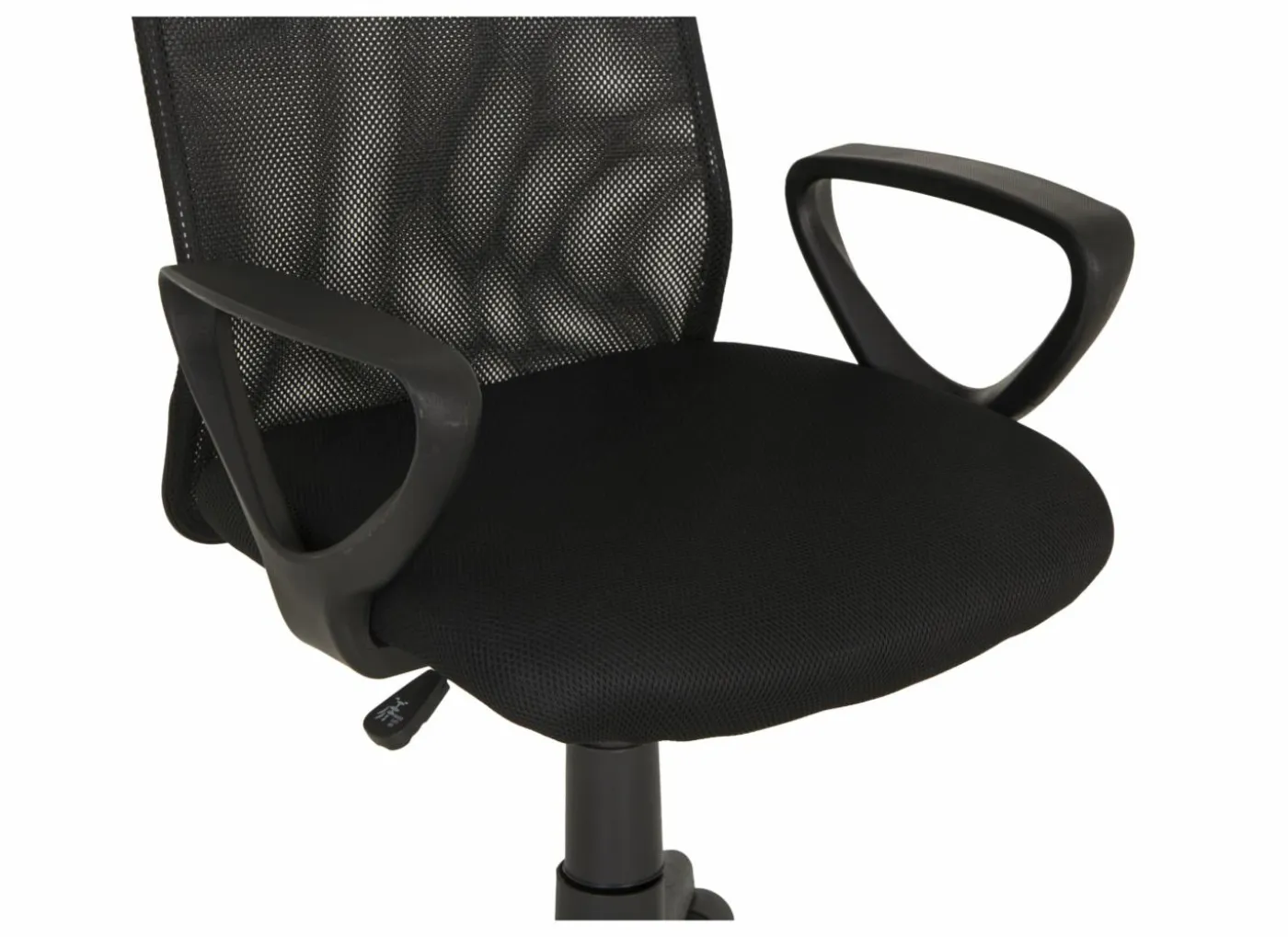 Bureaustoel Mosquito 56x47x99cm - stof - zwart