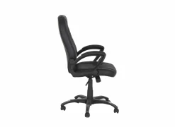 Bureaustoel Njet 68x74x115cm - lederlook - zwart