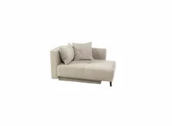 Chaise longue Rex Recamière 155x95x81cm - stof - lichtgrijs met bedfunctie