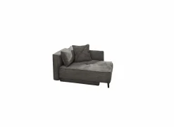 Chaise longue Rex Recamière 155x95x81cm - stof - grijs met bedfunctie