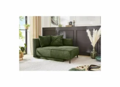 Chaise longue Rex Recamière 155x95x81cm - stof - groen met bedfunctie