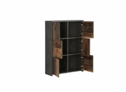 Commode Best Chest 77x30x113cm - decor - old wood & beton