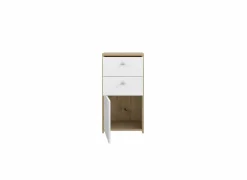 Commode Best Chest 40x30x78cm - decor - artisanale eik & wit