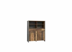 Commode Clif 107x42x128cm - decor - old wood & beton