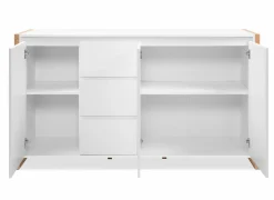 Commode Denver 160x40x88cm - decor - wit & artisanale eik