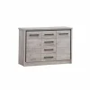 Commode Elias 120x40x83cm - decor - grijze eik