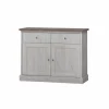 Commode Eline 110x45x88cm - decor - white oak/autumn oak