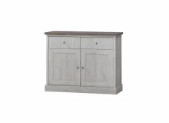 Commode Eline 110x45x88cm - decor - white oak/autumn oak