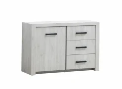 Commode Elvis 120x45x81cm - decor - witte eik