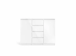 Commode Naia 121x50x91cm - decor - wit hoogglans
