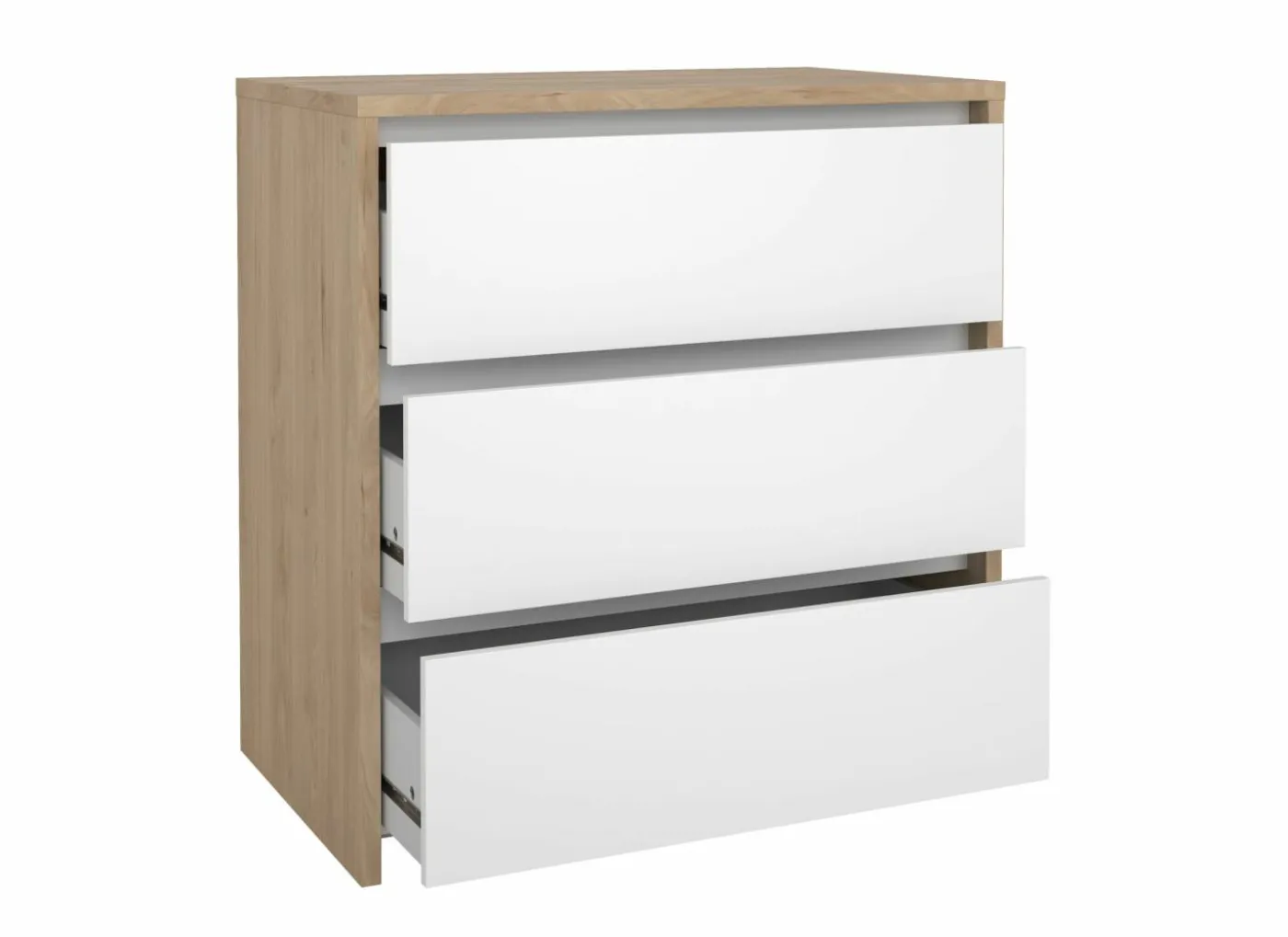 Commode Next 80x48x84cm - decor - wit/jackson hickory