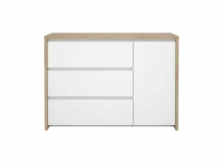 Commode Next 119x48x84cm - decor - wit/jackson hickory