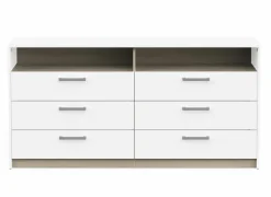 Commode Watson 163x41x103cm - decor - kronberg eik & wit