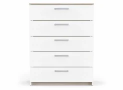 Commode Watson 80x41xH103cm - decor - kronberg eik & wit