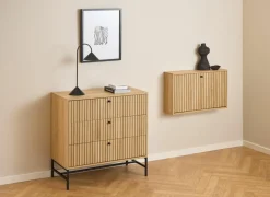 Commode 81x40x81cm - decor - bruin