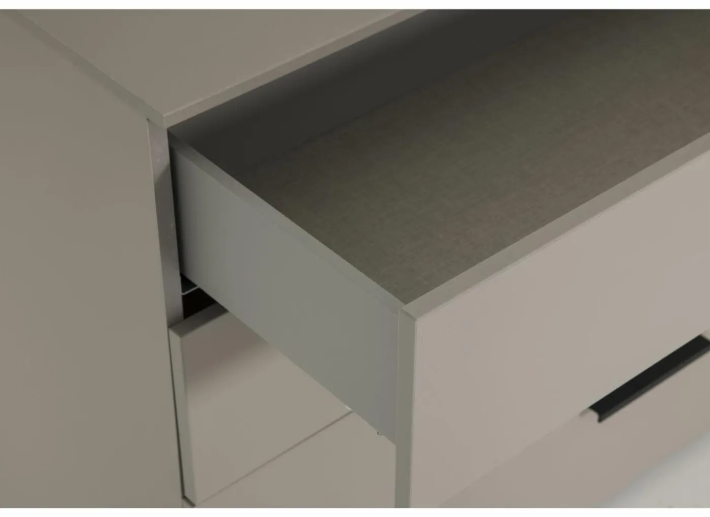 Commode 120x80x42cm - decor - fango/zwart