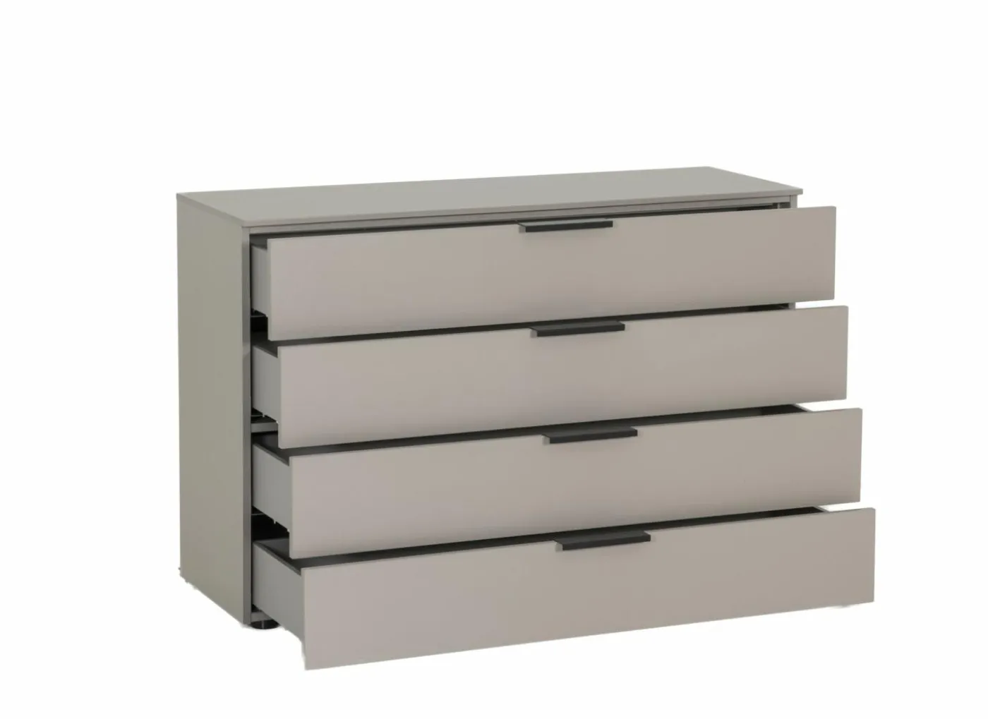 Commode 120x80x42cm - decor - fango/zwart