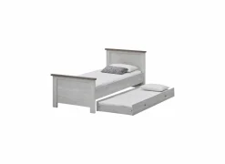 Eenpersoonsbed met bedlade Eline 90x200 - decor - white & autumn oak