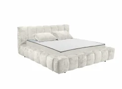 Gestoffeerd bed Bexley 160x200cm - stof - ivoor