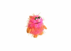 Handpop Monster to go Daddel H22cm - polyester - roze/oranje