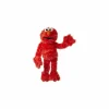 Handpop Sesamstraat Elmo H65cm - polyester - rood