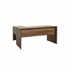 Hoekbureau Meradi 160x144cm - melamine - oslo walnut