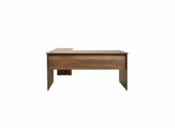 Hoekbureau Meradi 160x144cm - melamine - oslo walnut