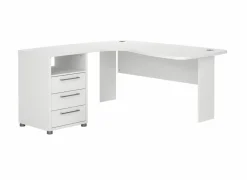 Hoekbureau Prima decor - wit
