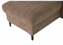 Hoeksalon Alea 291x190cm - stof - siena met bedfunctie & opbergruimte