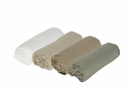 Hoeslaken Arya 180x200cm - katoen - wit