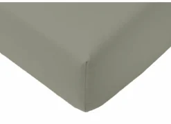 Hoeslaken Arya 160x200cm - katoen - olijf