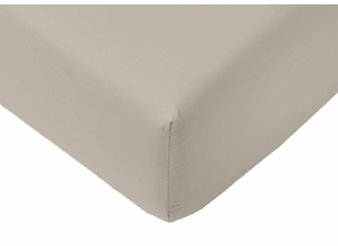 Hoeslaken Arya 160x200cm - katoen - zand
