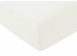 Hoeslaken Venturo 140x200cm - flanel - wit