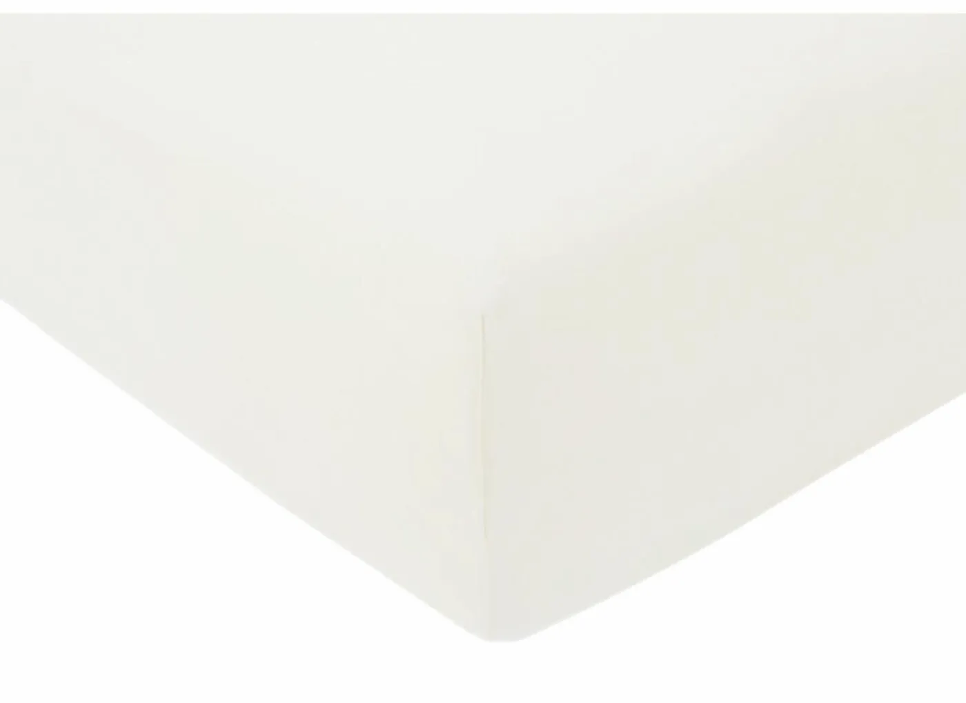 Hoeslaken Venturo 140x200cm - flanel - wit