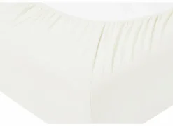 Hoeslaken Venturo 140x200cm - flanel - wit