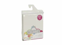 Hoeslaken 60x120cm - jersey katoen - ivoor