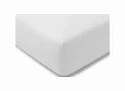 Hoeslaken 90/120x190/220cm jersey katoen wit