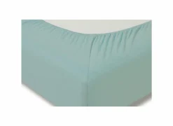 Hoeslaken 140/160x200/220cm jersey katoen aqua