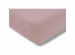 Hoeslaken 90/120x190/220cm jersey katoen roze