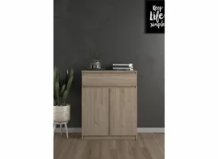 Kast Naia 80x40x101cm - melamine - jackson hickory