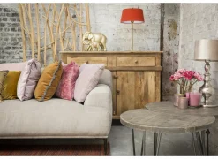 Kast Sacco  120x40x90cm - mango massief - naturel