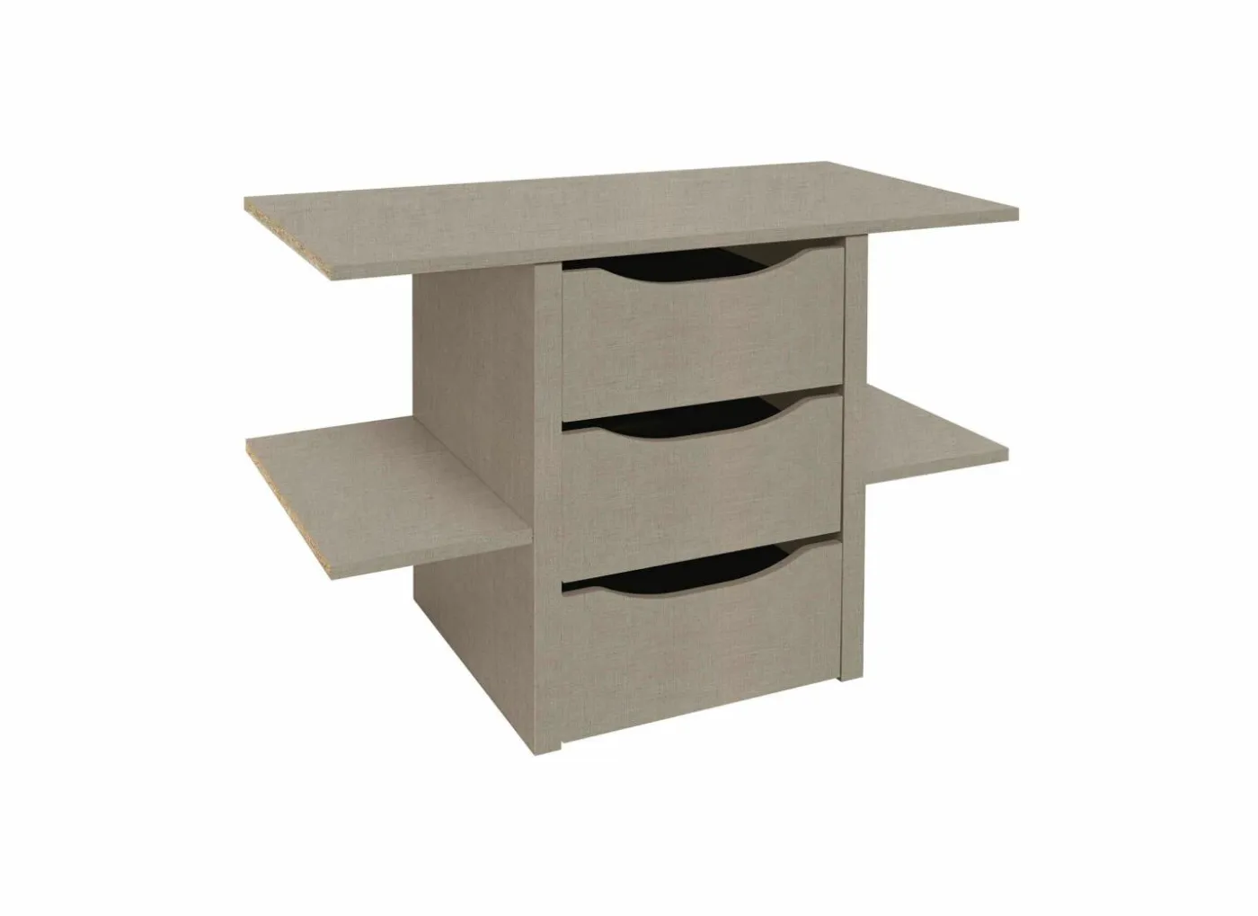 Kastaccessoires Inzet 3 laden + legplank