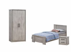 Kinderkamer Elias met bed 90x200cm - kleerkast 100cm en 1 nachtkastje