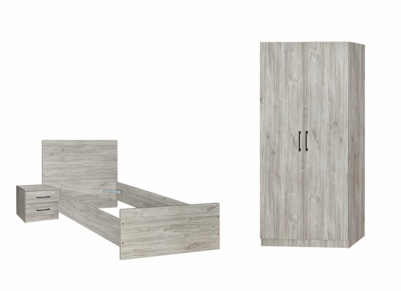 Kinderkamer Elmo met bed 90x200cm - kleerkast 80cm en 1 nachtkastje