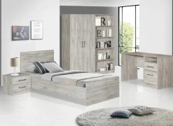 Kinderkamer Elmo met bed 90x200cm - kleerkast 80cm en 1 nachtkastje