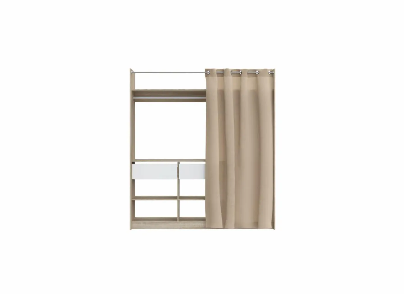 Kledingrek Lyttelton 180x42x200cm - decor - sonoma eik